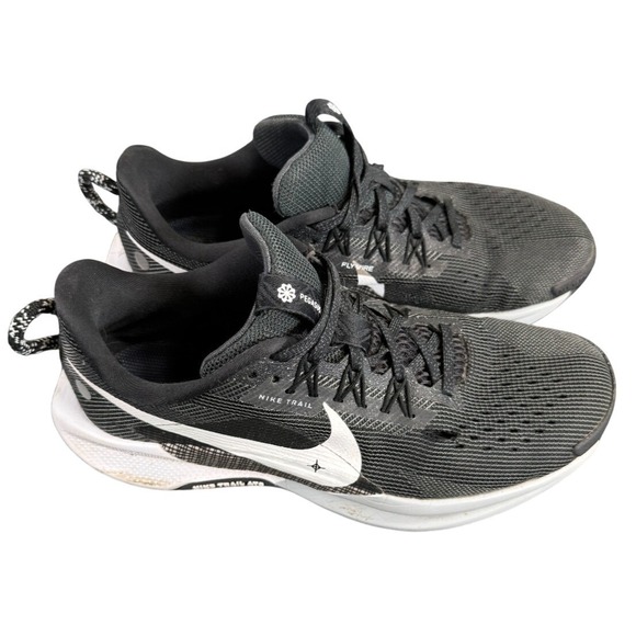 Nike Pegasus Trail 5 Womens Size 8‎ Black White Athletic Running Shoes Sneakers - Picture 4 of 10